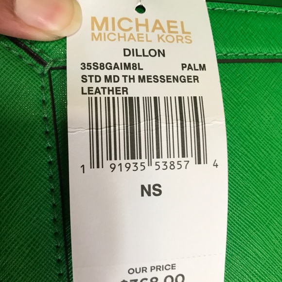 Michael Kors studded dillon satchel bag+wallet set - Picture 7 of 8